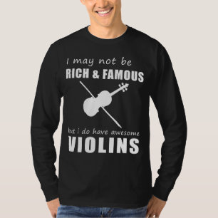 Violin Enthusiasts Humourous Delight T-Shirt