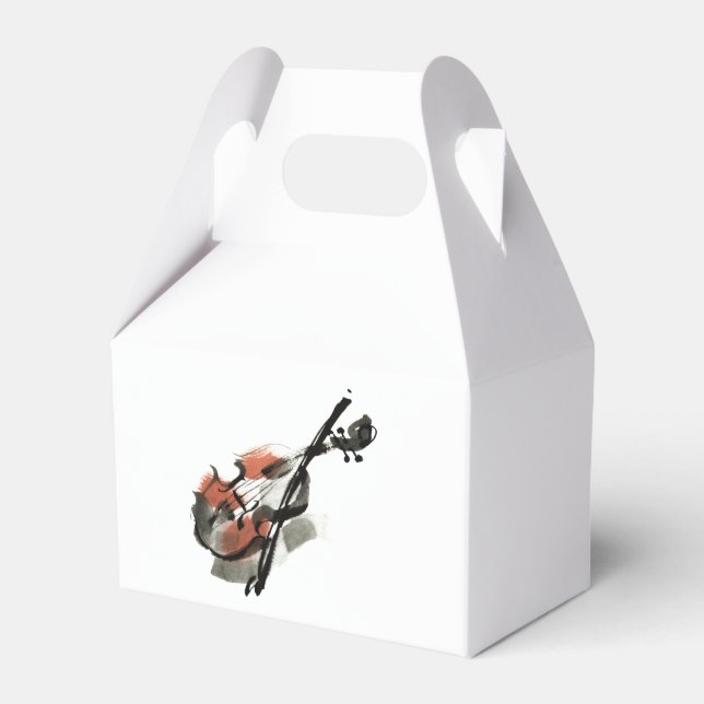 Violin Favor Box (Front Side)