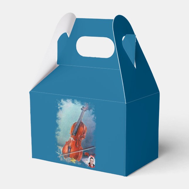 Violin Favor Box (Back Side)