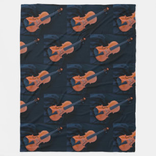violin fleece blanket