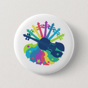Violin Fun 2 Inch Round Button