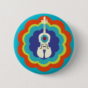 Violin Gift-Button 2 Inch Round Button