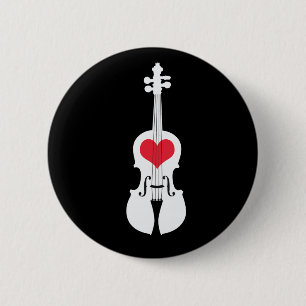 Violin Gift Button-Classic Design 2 Inch Round Button
