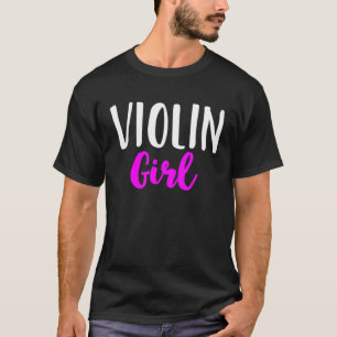 Violin Girl Player Women  Cute Violinist T-Shirt
