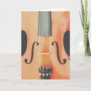 Violin Greeting Card
