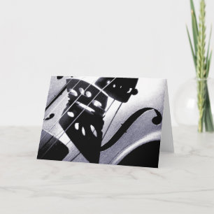 Violin Greeting Card