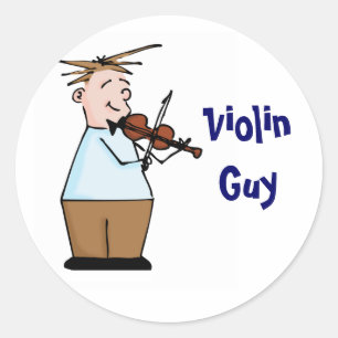 Violin Guy Stickers