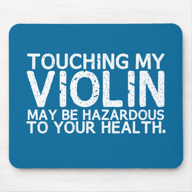 Violin Hazard Mouse Pad (Front)