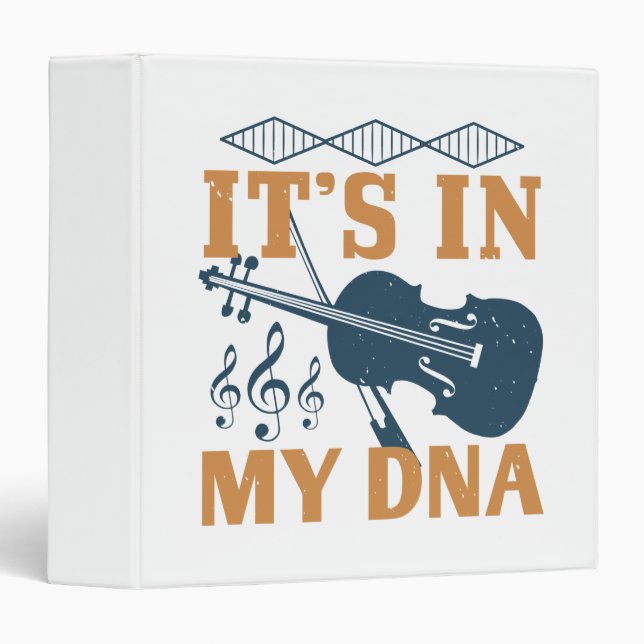 Violin - It's In My DNA Binder (Front/Spine)