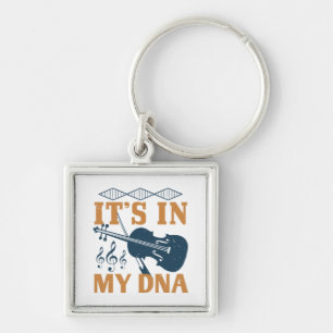 Violin - It's In My DNA Keychain