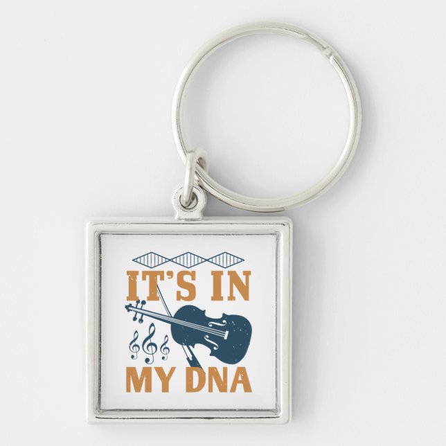 Violin - It's In My DNA Keychain (Front)