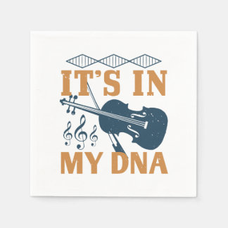 Violin - It's In My DNA Napkin