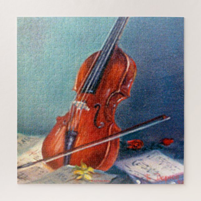 Violín Jigsaw Puzzle (Vertical)