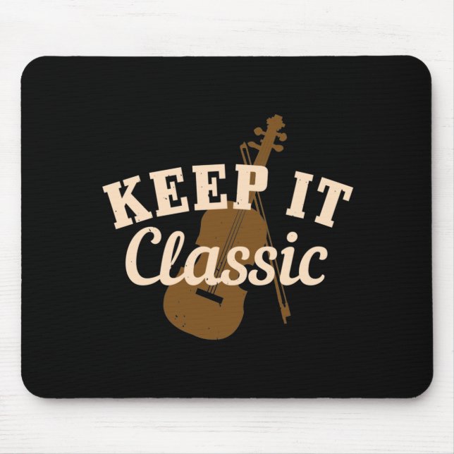 Violin - Keep It Classic Mouse Pad (Front)