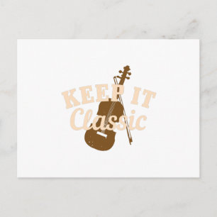 Violin - Keep It Classic Postcard