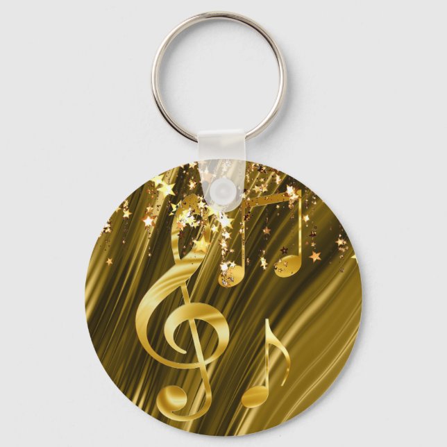 Violin key elegant keychain (Front)