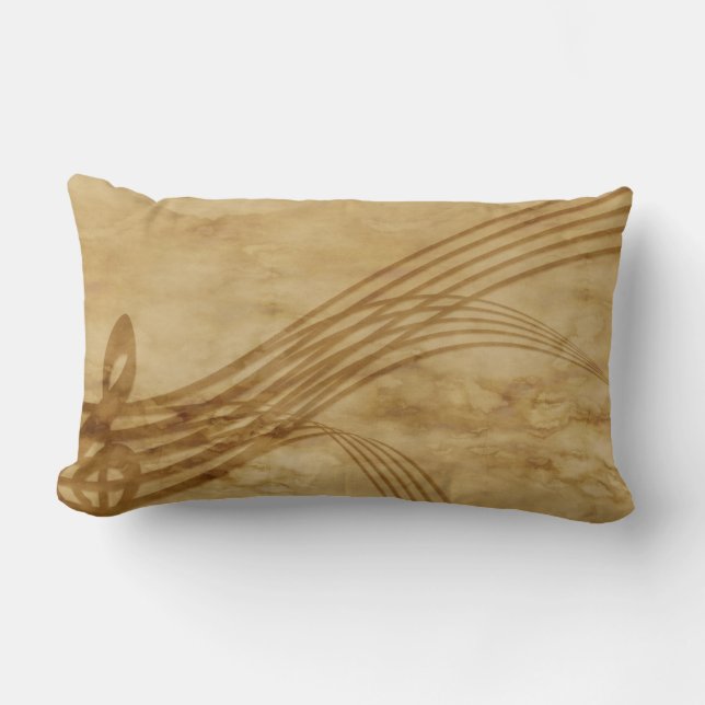 Violin key lumbar pillow (Front)
