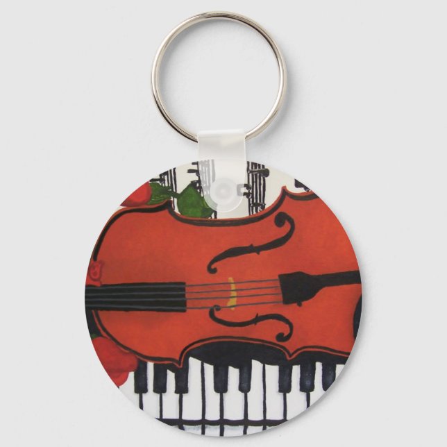 violin keychain (Front)
