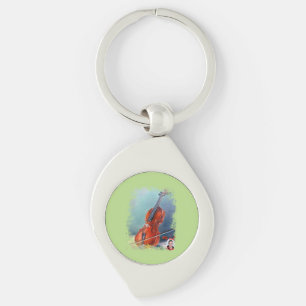 Violin Keychain