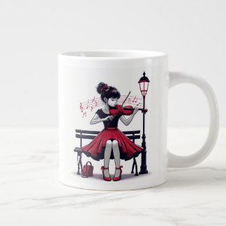 Violin Large Coffee Mug