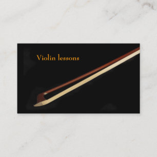 Violin Lessons Business Card
