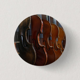 Violin Lineup 1 Inch Round Button