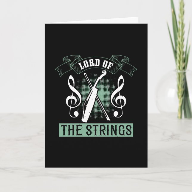 Violin - Lord Of The Strings Card (Front)