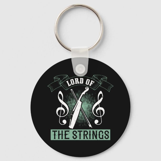 Violin - Lord Of The Strings Keychain (Front)