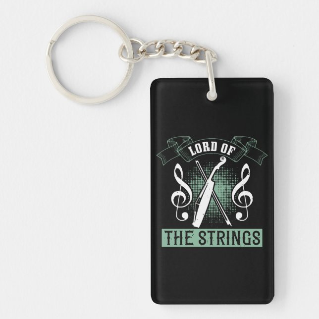 Violin - Lord Of The Strings Keychain (Front)