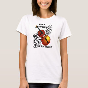 Violin,Lover at Heart_ T-Shirt