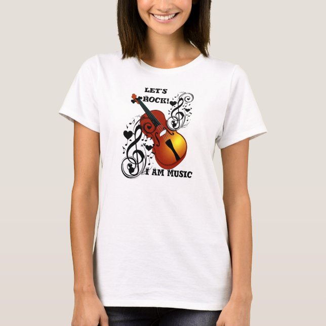Violin,Lover at Heart_ T-Shirt (Front)