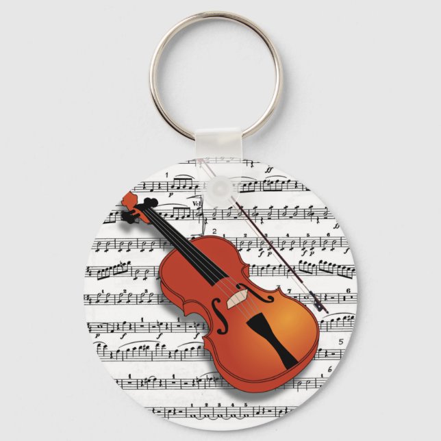 Violin Lover_ Keychain (Front)