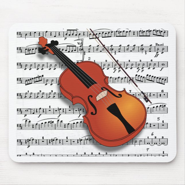 Violin Lover_ Mouse Pad (Front)