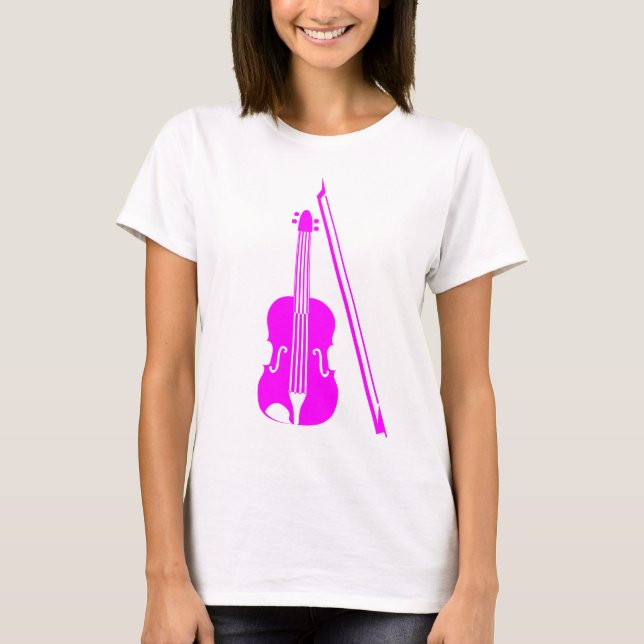 Violin - Magenta T-Shirt (Front)