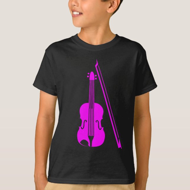 Violin - Magenta T-Shirt (Front)