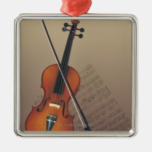 Violin Metal Ornament
