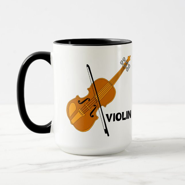 Violin Mug (Left)