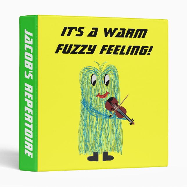 Violin Music Binder (Front/Spine)