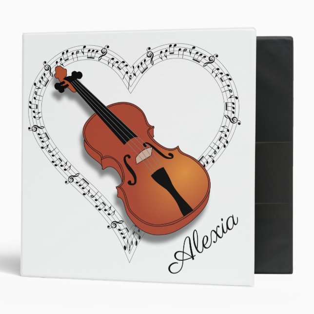 Violin Music Binder (Front/Inside)