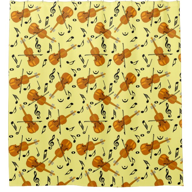 Violin Music Note Pattern (Front)