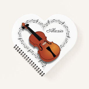 Violin Music Notebook