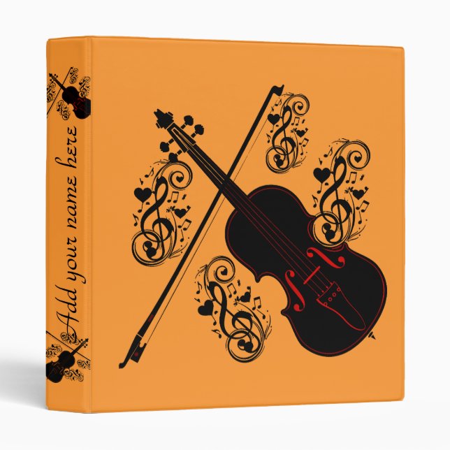 Violin,Music to my soul_ Binder (Front/Spine)