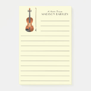 Violin Musician Teacher String Orchestra Post-it Notes