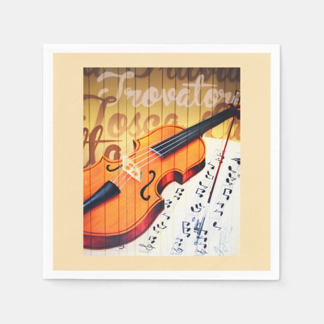 Violin Napkin (Front)