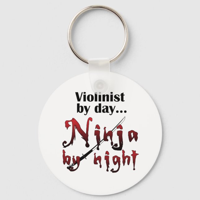 Violin Ninja Keychain (Front)