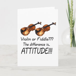 Violin or Fiddle? Card