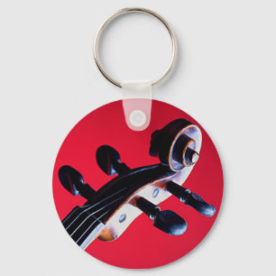 Violin or Viola Keychain or Key Chain