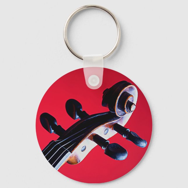 Violin or Viola Keychain or Key Chain (Front)