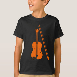 Violin - Orange T-Shirt