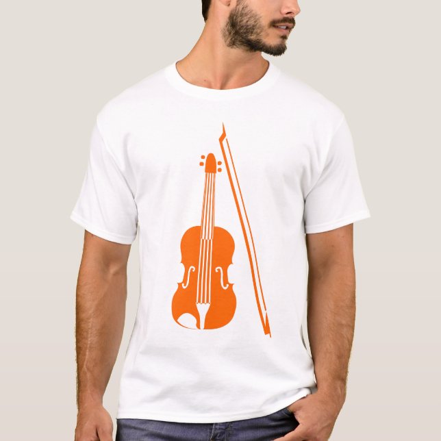 Violin - Orange T-Shirt (Front)